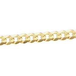 14K Yellow Gold Curb Chain - 16 inchesyellow 