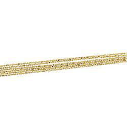 14K Yellow Gold Six Strand Chain - 17 inchesyellow 