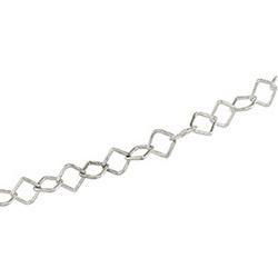 Sterling Silver Trace Square Chain - 16 inchessterling 