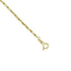 14K Yellow Gold Solid Nugget Chain - 16 inchesyellow 