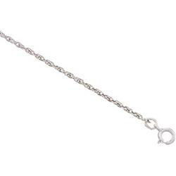 14K White Gold Solid Rope Chain - 16 incheswhite 