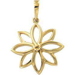 14K Yellow Gold Metal Fashion Pendantyellow 