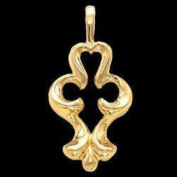 14K Yellow Gold Metal Fashion Pendantyellow 