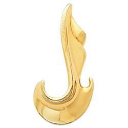 14K Yellow Gold Metal Fashion Pendantyellow 