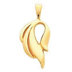 14K Yellow Gold Metal Fashion Pendantyellow 