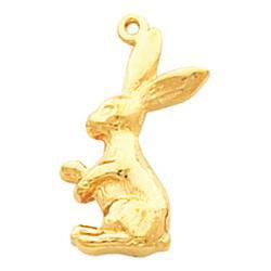 14K Yellow Gold Rabbit Pendantyellow 