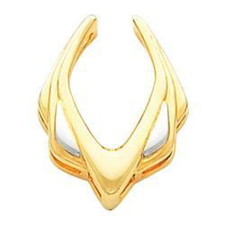 14K Two Tone Gold Pendant Enhancertwo 