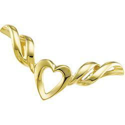 14K Yellow Gold Heart Chain Slideyellow 