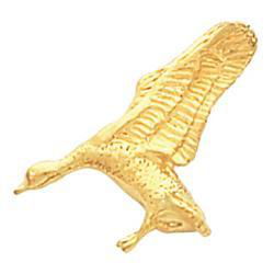 14K Yellow Gold Duck Landing Pendantyellow 