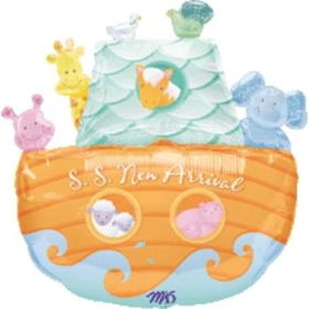 Noah's Ark-SS New Arrival- 26" x 25"- Foil Balloon Case Pack 10noah 