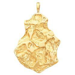 14K Yellow Gold Nugget Pendantyellow 