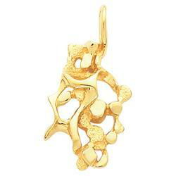 14K Yellow Gold Nugget Pendantyellow 