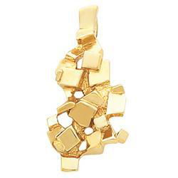 14K Yellow Gold Nugget Pendantyellow 