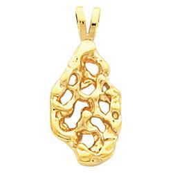 14K Yellow Gold Nugget Pendantyellow 