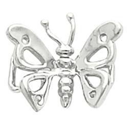 14K White Gold Butterfly Pendantwhite 