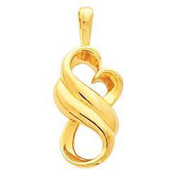 14K Yellow Gold Metal Fashion Pendantyellow 