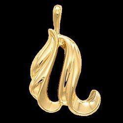 14K Yellow Gold Metal Fashion Pendantyellow 