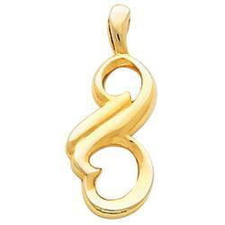 14K Yellow Gold Metal Fashion Pendantyellow 