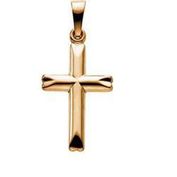 14K Yellow Gold Cross Pendantyellow 