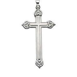 14K Yellow Gold Large Cross Pendantyellow 