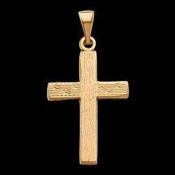 14K Yellow Gold Cross Pendantyellow 