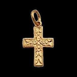 14K Yellow Gold Small Cross Pendantyellow 