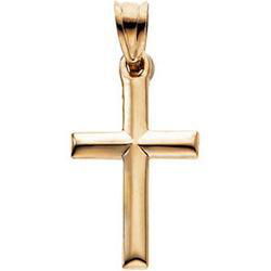 14K Yellow Gold Cross Pendantyellow 