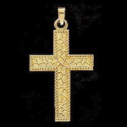 14K Yellow Gold Fancy Cross Pendantyellow 