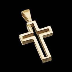 14K Yellow Gold Cross Pendantyellow 