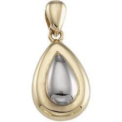 14K Two Tone Metal Fashion Pendanttwo 