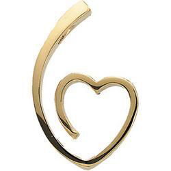 14K Yellow Gold Metal Fashion Heart Pendantyellow 