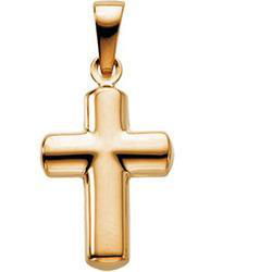 14K Yellow Gold Cross Pendantyellow 