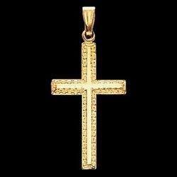 14K Yellow Gold Cross Pendantyellow 