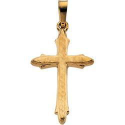 14K Yellow Gold Cross Pendantyellow 