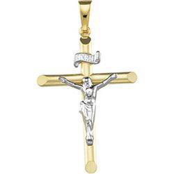 14K Yellow Gold Crucifix Pendantyellow 