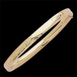 14K Yellow Gold Child's Bangle Braceletyellow 