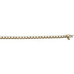 14K Yellow Gold Diamond Braceletyellow 