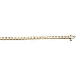 14K Yellow Gold Diamond Braceletyellow 