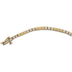 14K Yellow Gold Diamond Braceletyellow 