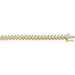 14K Yellow Gold Diamond Braceletyellow 