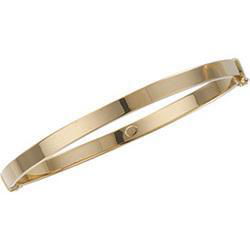 14K Yellow Gold Bangle Braceletyellow 