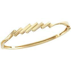 14K Yellow Gold Hinged Bangle Braceletyellow 