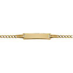 14K Yellow Gold Id Braceletyellow 