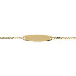 14K Yellow Gold Id Braceletyellow 