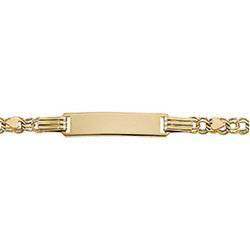 14K Yellow Gold Id Braceletyellow 