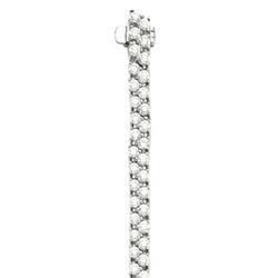 14K White Gold Line Braceletwhite 