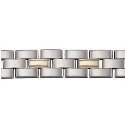 14K Yellow Gold & Stainless Steel Bracelet - 8.25 inchesyellow 