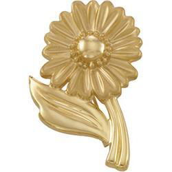 14K Yellow Gold Metal Fashion Broochyellow 