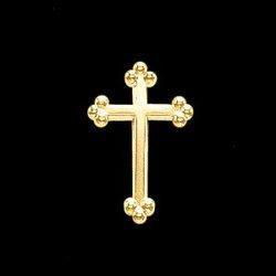 14K Yellow Gold Cross Lapel Pinyellow 