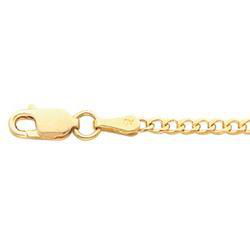 14K Yellow Gold Curban Link Chain - 7 inchesyellow 